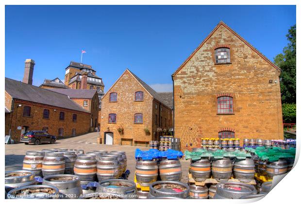 Hook Norton Kegs Print by Rob Hawkins