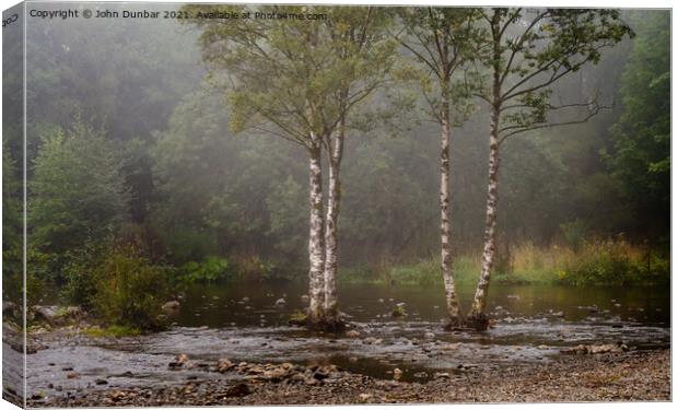 Church Beck, Coniston Canvas Print by John Dunbar