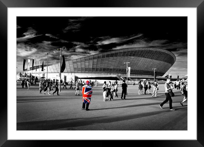 Lee Valley VeloPark 2012 London Olympic Velodrome Framed Mounted Print by Andy Evans Photos