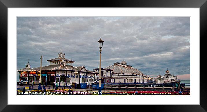 Eastbourne Pier, East Sussex. 1 Framed Mounted Print by Dawn O'Connor