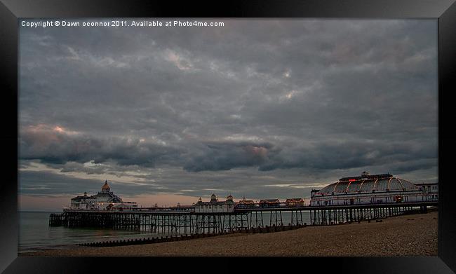 Eastbourne Pier, East Sussex. 2 Framed Print by Dawn O'Connor