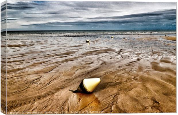 Shapes in the sand Canvas Print by Tony Williams. Photography email tony-williams53@sky.com