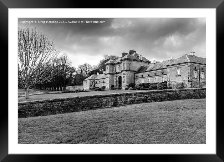 Stable Block Aske Estate Richmond North Yorkshire  Framed Mounted Print by Greg Marshall