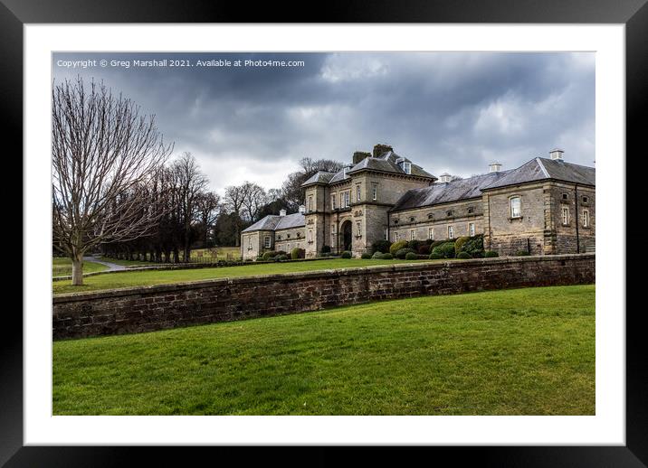 Stable Block Aske Estate Richmond North Yorkshire Framed Mounted Print by Greg Marshall