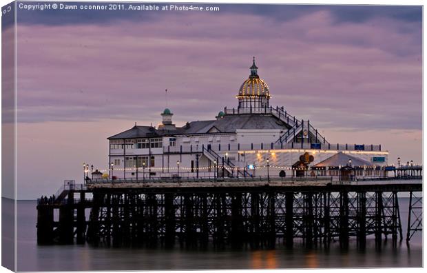 Eastbourne Pier, East Sussex. 3 Canvas Print by Dawn O'Connor