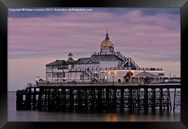 Eastbourne Pier, East Sussex. 3 Framed Print by Dawn O'Connor