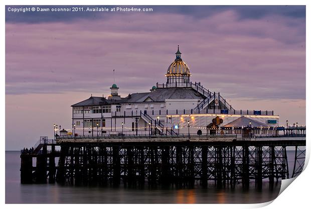 Eastbourne Pier, East Sussex. 3 Print by Dawn O'Connor