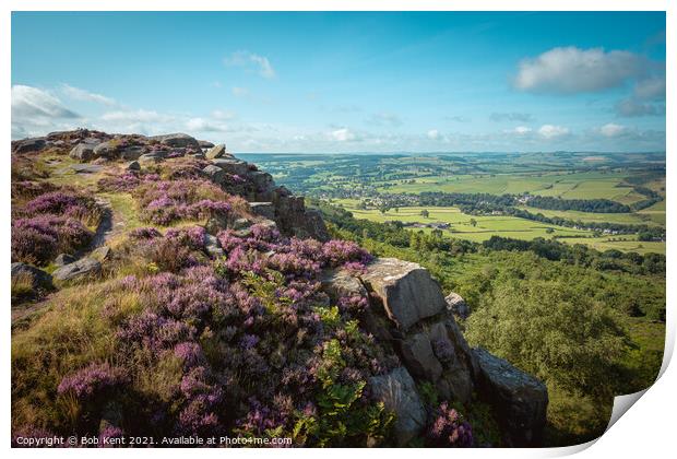 Baslow Edge in Heather Print by Bob Kent