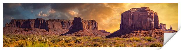 Clearing Morning Storm Print by Gareth Burge Photography