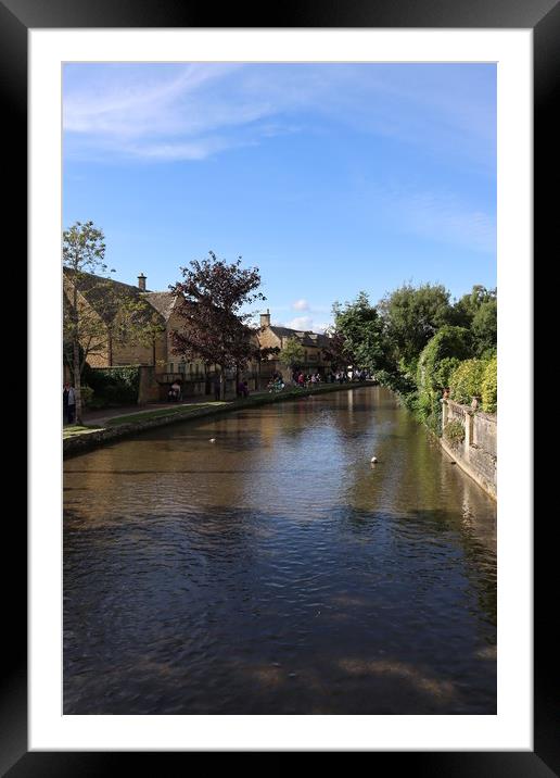 Bourton-on-the-water at the Cotswolds  Framed Mounted Print by Emily Koutrou