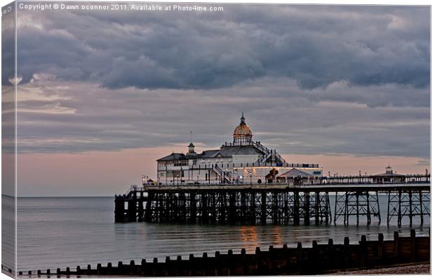 Eastbourne Pier, East Sussex. 4 Canvas Print by Dawn O'Connor