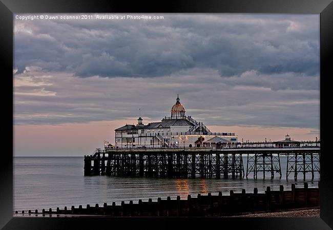 Eastbourne Pier, East Sussex. 4 Framed Print by Dawn O'Connor
