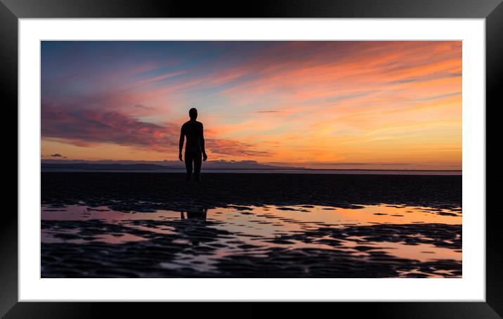 Sunset at Another Place Framed Mounted Print by Jason Wells