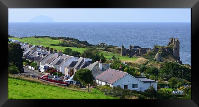 Dunure, Scotland Framed Print by Allan Durward Photography