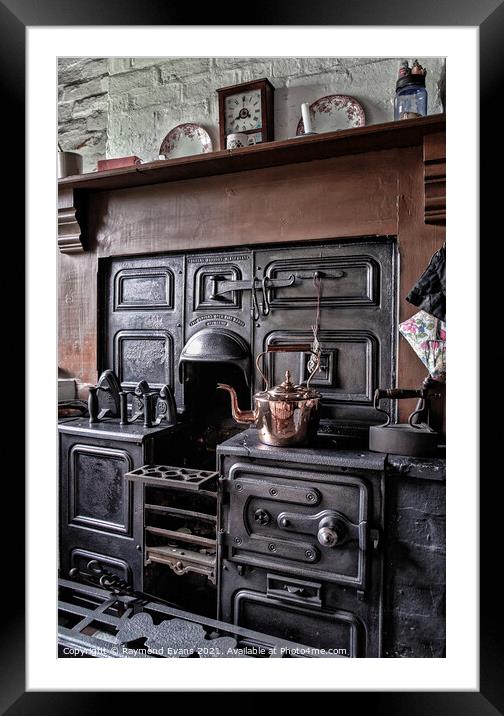 Cooking Range Framed Mounted Print by Raymond Evans