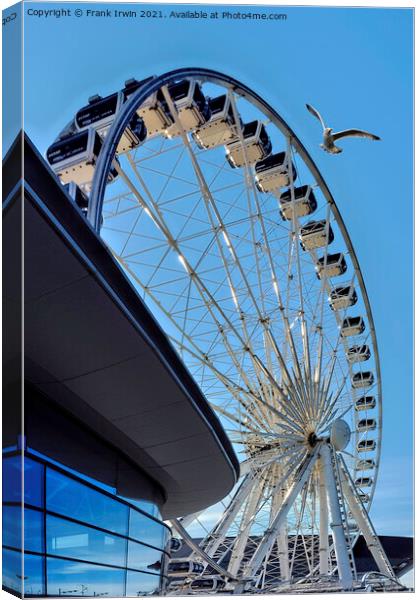The "Wheel of Liverpool." Canvas Print by Frank Irwin