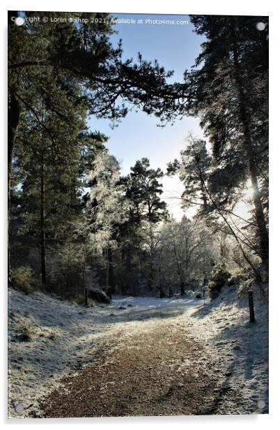 Grantown Woodlands Acrylic by Loren Bishop