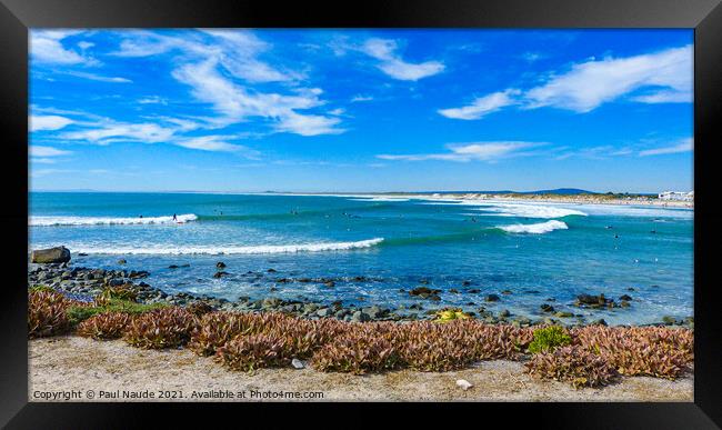 Cape west coast surfers paradise Framed Print by Paul Naude