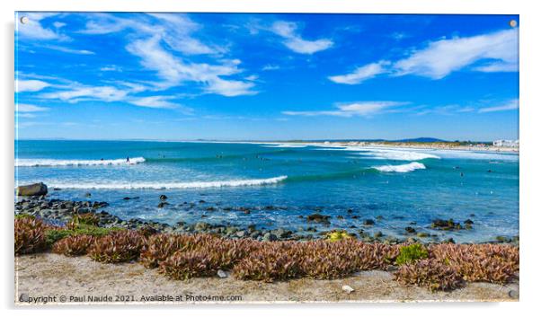 Cape west coast surfers paradise Acrylic by Paul Naude