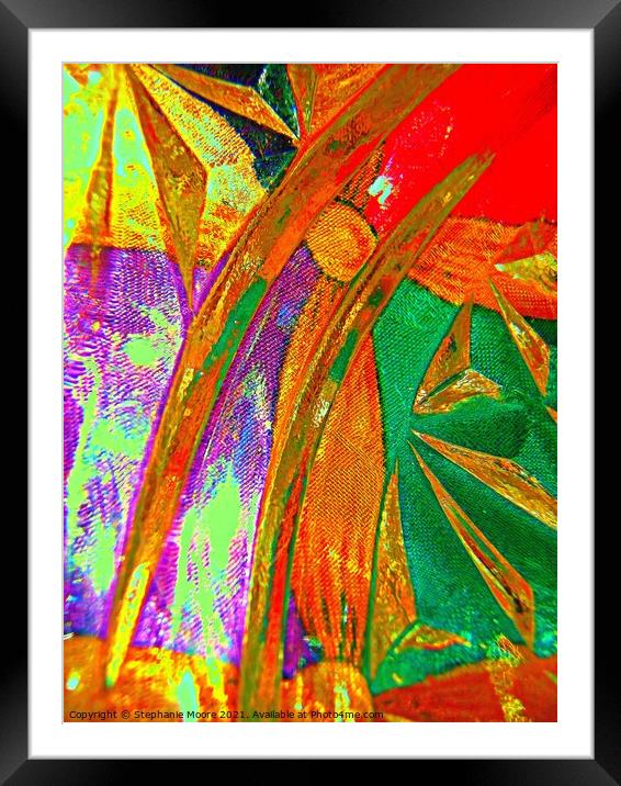 Abstract 2021 131 Framed Mounted Print by Stephanie Moore