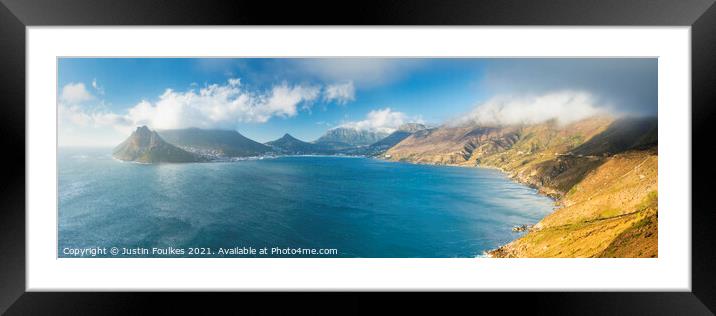 Hout Bay, near Cape Town Framed Mounted Print by Justin Foulkes