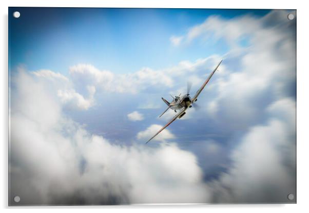 Supermarine Spitfire Speed Acrylic by J Biggadike