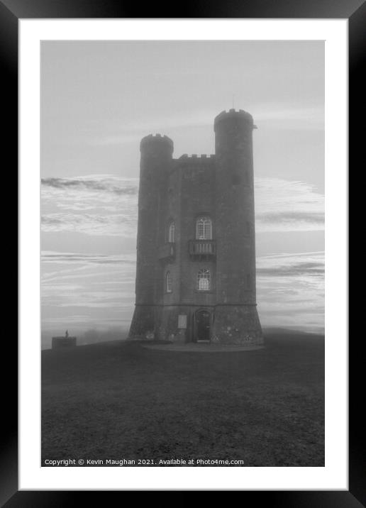 Broadway Tower In The Cotswolds Framed Mounted Print by Kevin Maughan