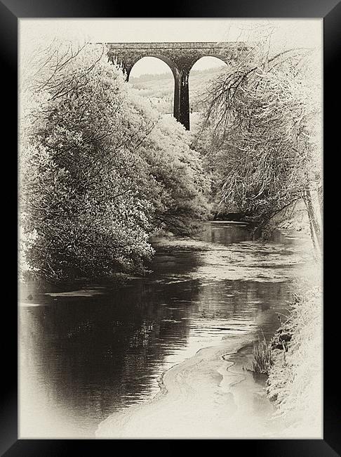The River Nairn and Viaduct Framed Print by Jacqi Elmslie