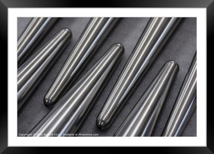 Old tools organ pipes tools Framed Mounted Print by Giles Rocholl
