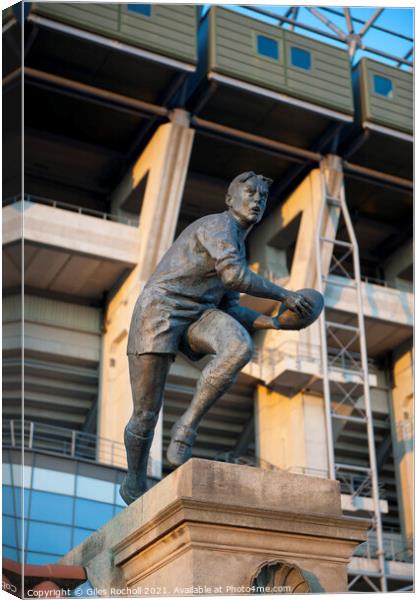 Twickenham Rugby ground London Canvas Print by Giles Rocholl