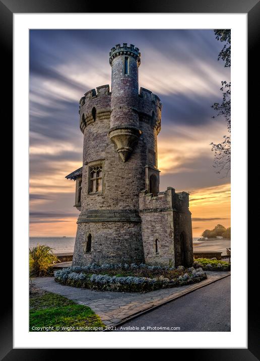Appley Tower Ryde Isle Of Wight Framed Mounted Print by Wight Landscapes