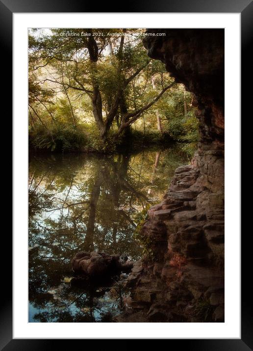 River Reflections Framed Mounted Print by Christine Lake