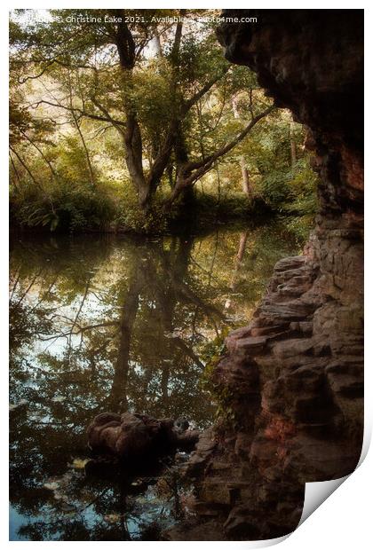 River Reflections Print by Christine Lake