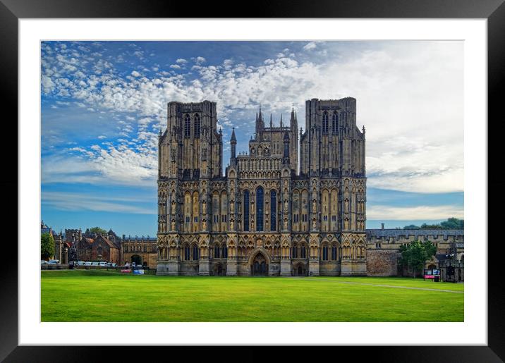 Wells Cathedral Somerset Framed Mounted Print by Darren Galpin
