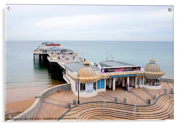 Cromer Pier, Norfolk. Acrylic by john hill