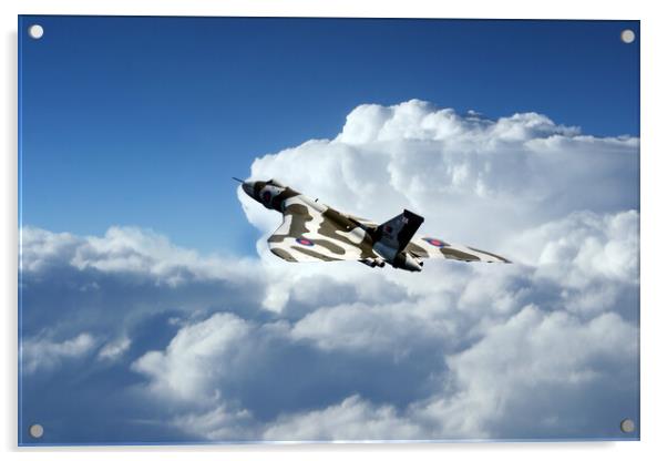 Vulcan Bomber XH558 Acrylic by J Biggadike
