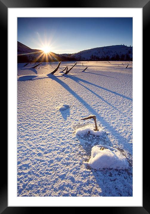 Morning Shadows  Framed Mounted Print by Mike Dawson