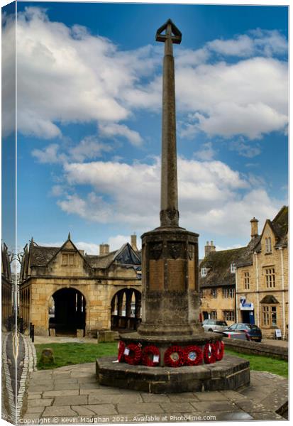 Chipping Campden Stone Memorial Canvas Print by Kevin Maughan