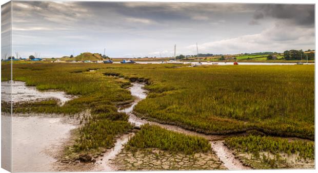 Alnmouth Harbour Canvas Print by Mark Jones