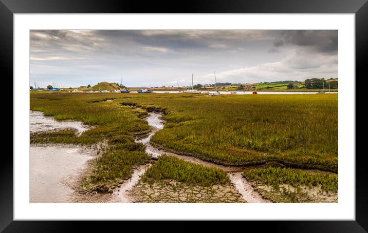 Alnmouth Harbour Framed Mounted Print by Mark Jones