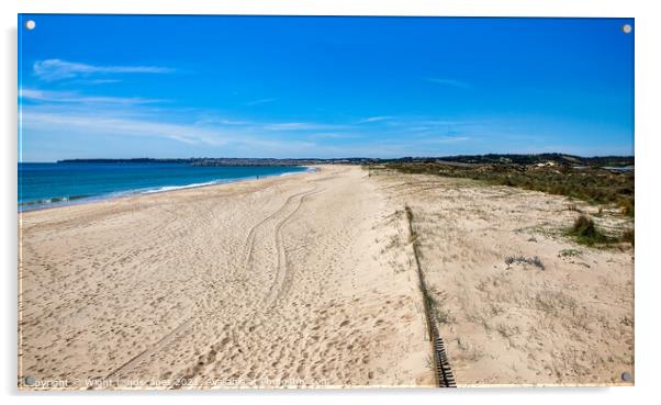 Praia de Alvor Algarve Portugal Acrylic by Wight Landscapes