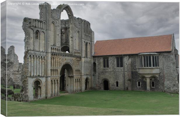  The magnificent Castle Acre Priory Canvas Print by Rob Lucas