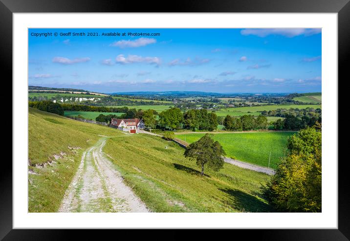 British Countryside, West Sussex Framed Mounted Print by Geoff Smith