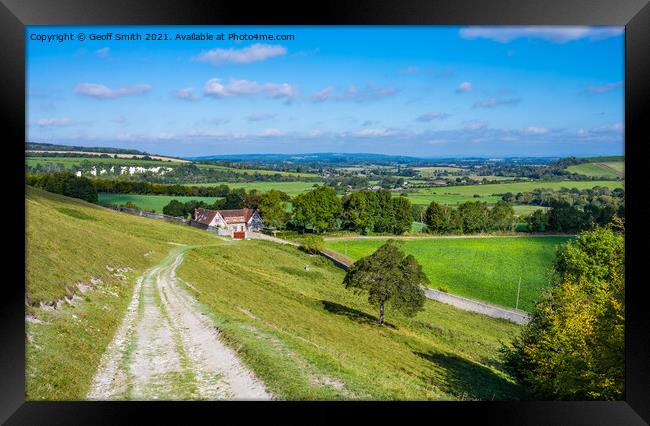 British Countryside, West Sussex Framed Print by Geoff Smith