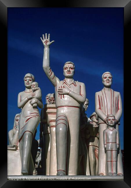 The Forward Statue Birmingham UK Framed Print by Raymond Evans