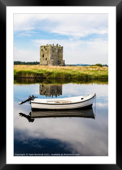 Threave Castle River Dee Dumfries and Galloway Framed Mounted Print by Pearl Bucknall