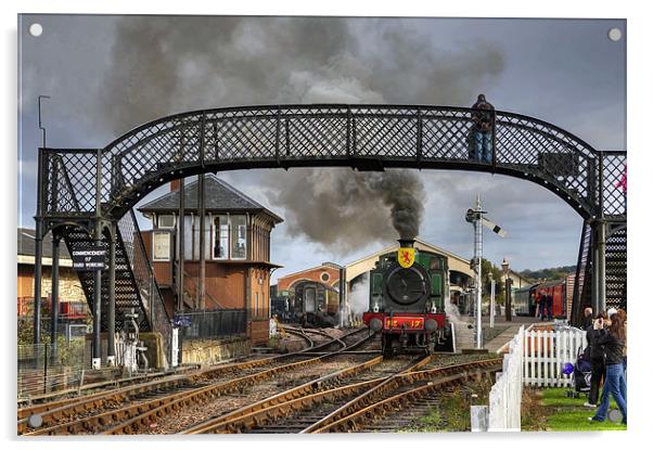 Bo’ness and Kinneil Railway Acrylic by Tom Gomez