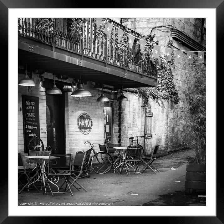 The Hanoi Bike Shop Off Byres Road Glasgow Framed Mounted Print by Tylie Duff Photo Art