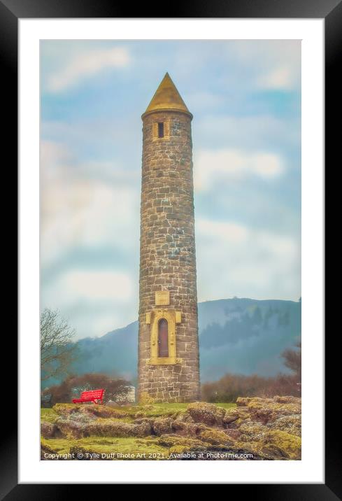 The Pencil At Largs On The Firth of Clyde Framed Mounted Print by Tylie Duff Photo Art