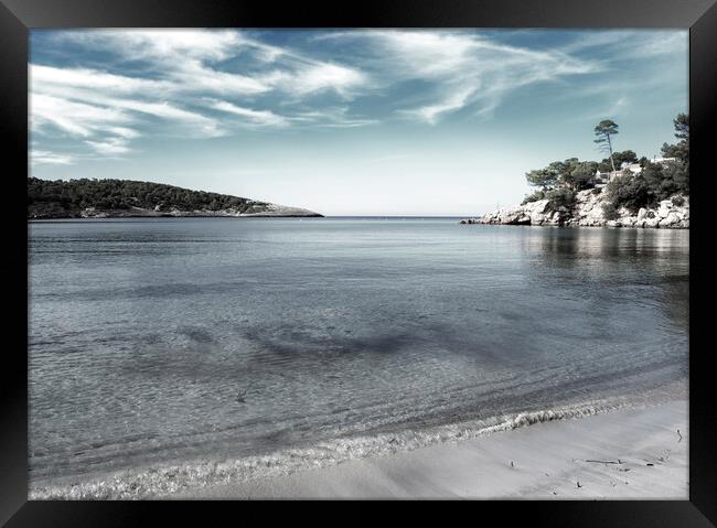 A heavenly beach in Ibiza Framed Print by Vicen Photo